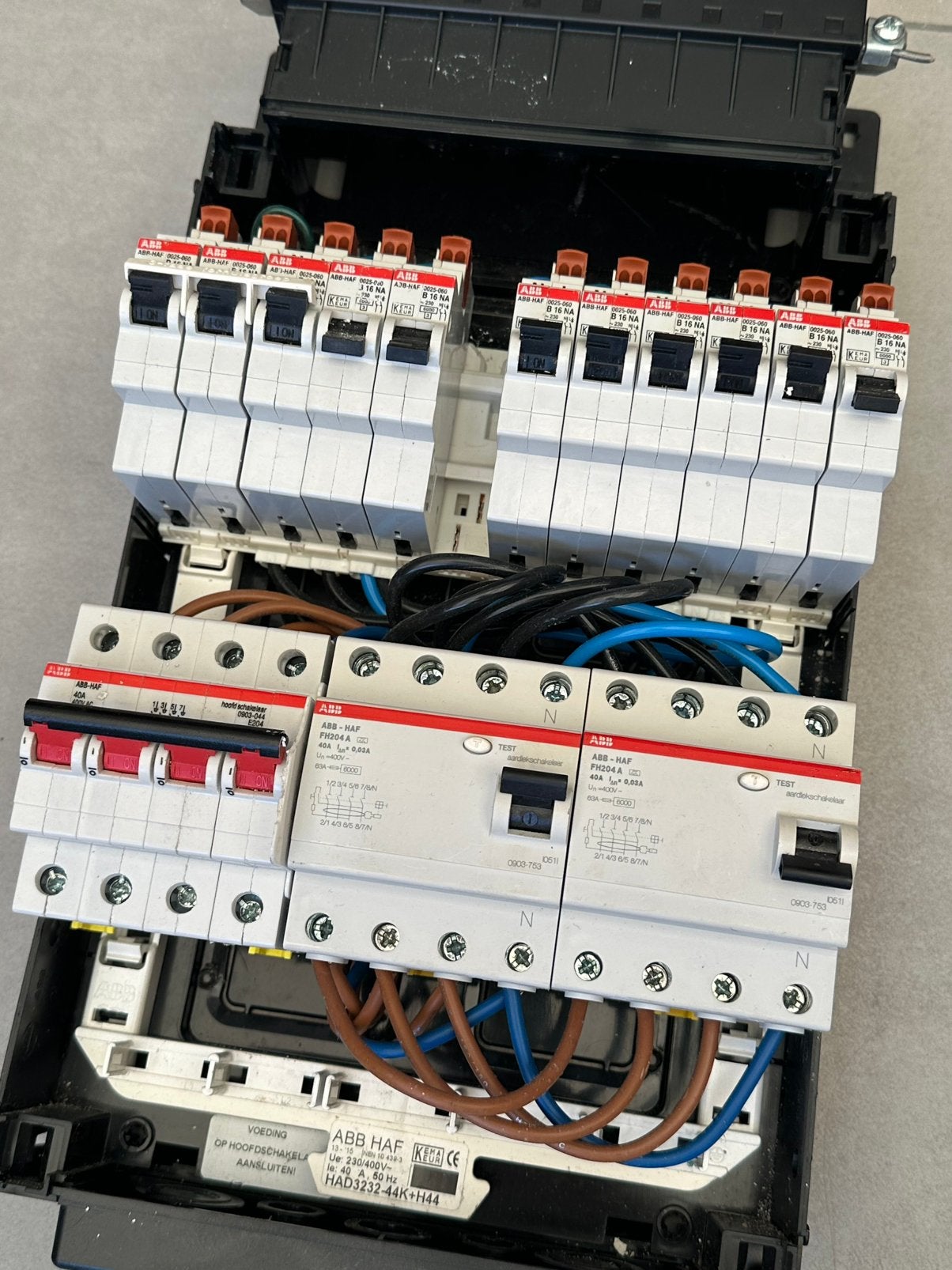 ABB meterkast, Ophalen of Verzenden, Zo goed als nieuw, ABB, Aardlekschakelaar