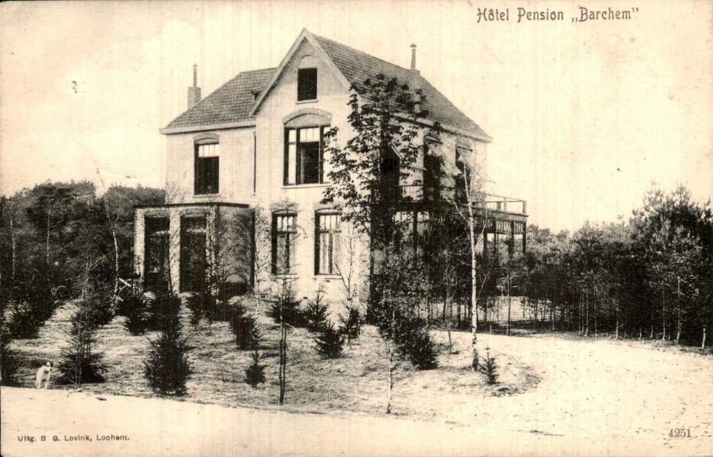 Barchem - Hôtel Pension - Voorgevel, Verzamelen, Ansichtkaarten | Nederland, Ophalen of Verzenden, Voor 1920, Gelopen, Gelderland