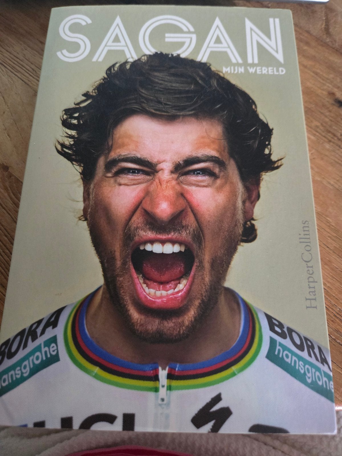 Boek: Sagan - Mijn Wereld (Autobiografie Peter Sagan), Ophalen of Verzenden, Zo goed als nieuw, Peter Sagan, Lopen en Fietsen