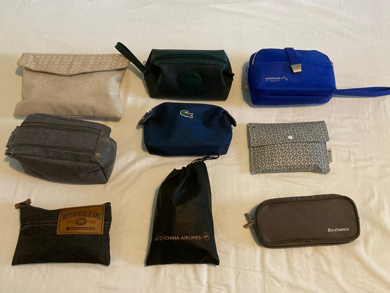 Diverse Amenity Kits meerdere Airlines, Ophalen of Verzenden, Zo goed als nieuw, Overige typen
