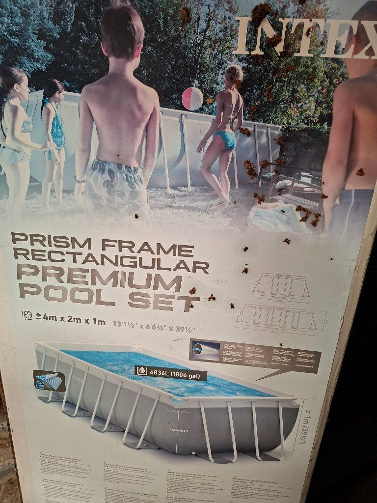 intex zwembad, Ophalen, Gebruikt, 200 tot 300 cm, 80 tot 120 cm