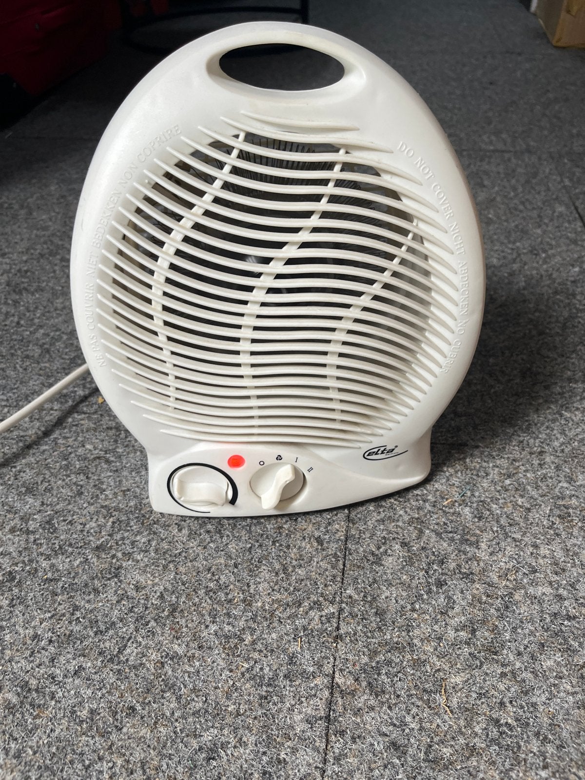 Compacte elektrische kachel/ventilator, Witgoed en Apparatuur, Ophalen of Verzenden, Zo goed als nieuw, Overige
