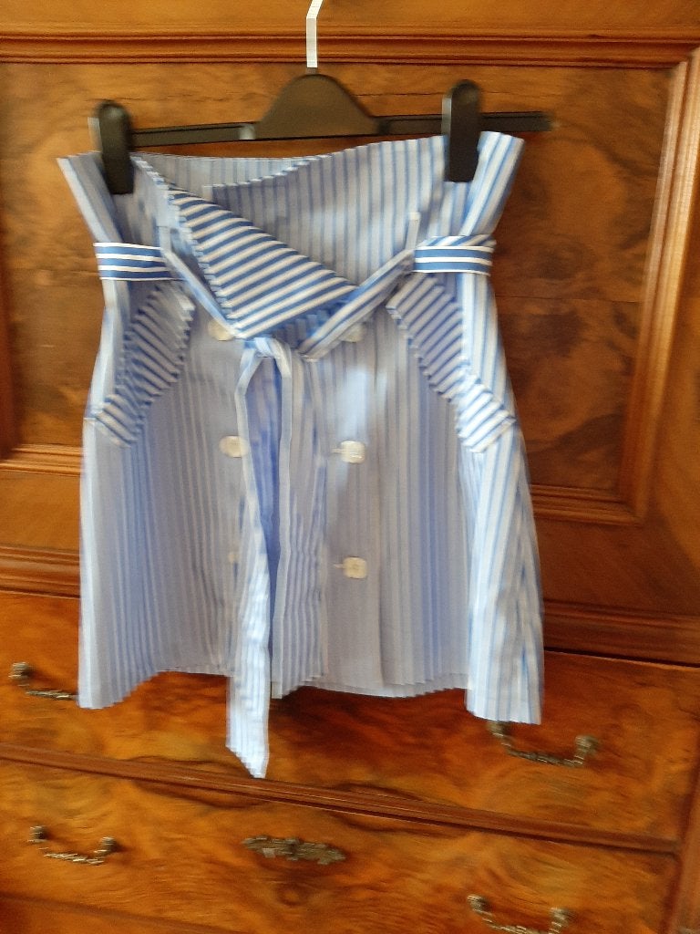 Zara blauw/witte streep rok XS, Blauw, Zara, Nieuw, Ophalen of Verzenden