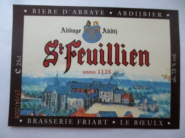 bieretiket Belgie 3-5 (i35) friart, Ophalen of Verzenden, Gebruikt, Overige typen, Overige merken