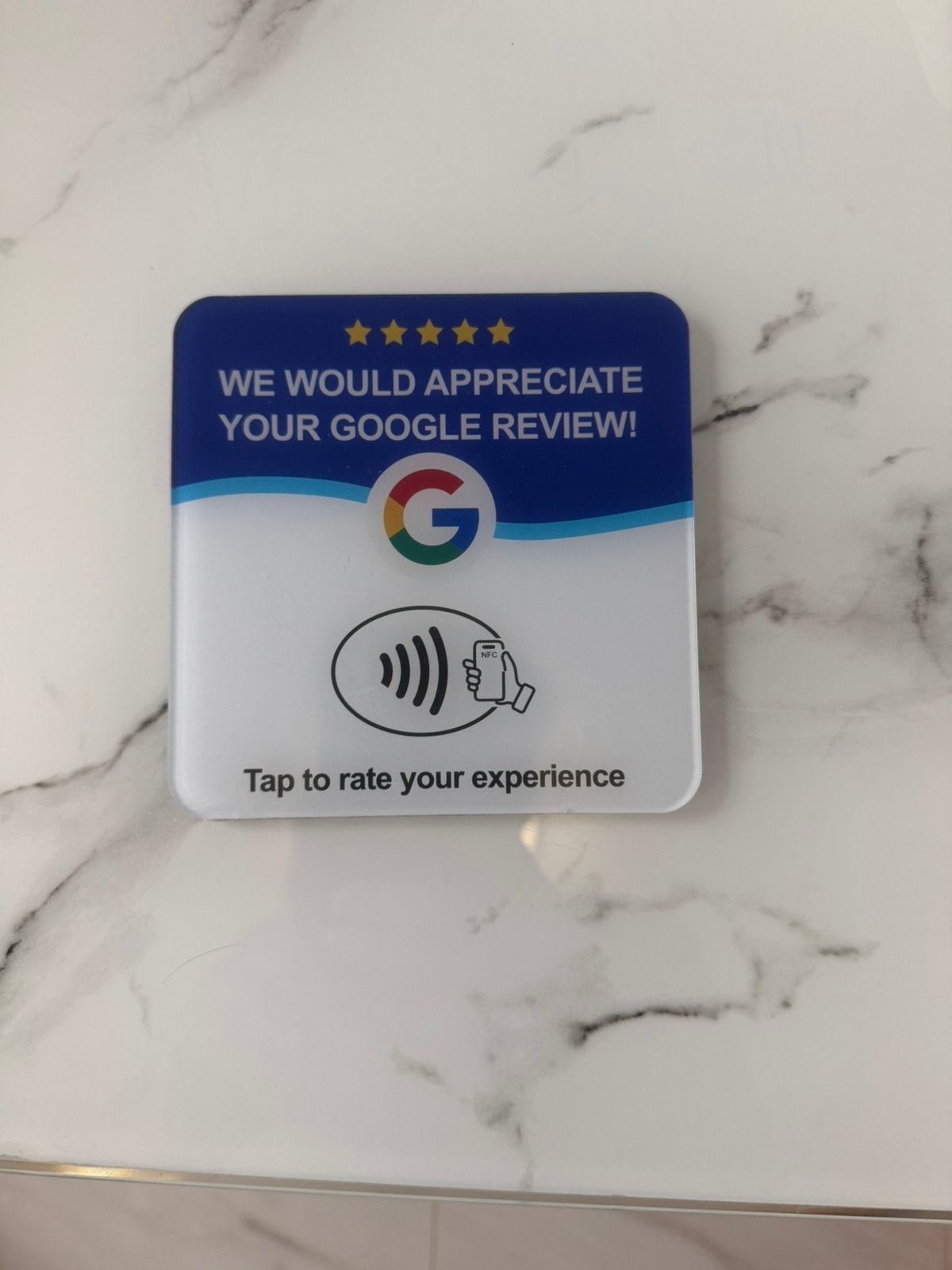 Google NFC Review KaartenMeerGoogleReviewsvoor jouw bedrijf!, Ophalen of Verzenden, Zo goed als nieuw