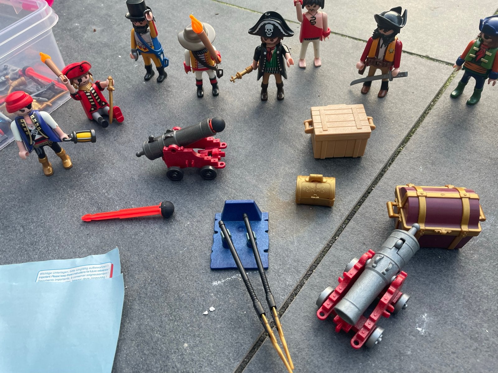 Playmobil Piraten Set met Figuren, Kanonnen en Accessoires, Kinderen en Baby's, Pirates, Gebruikt, Complete set, Ophalen of Verzenden