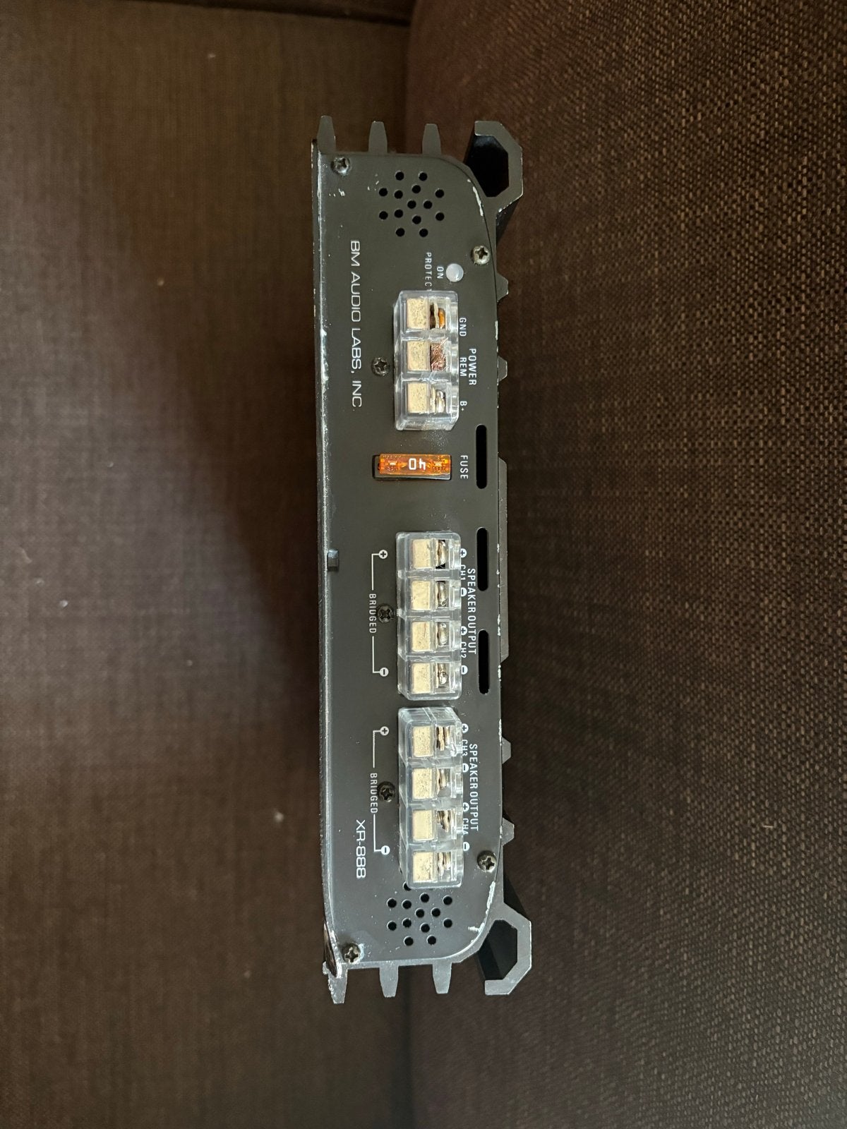 BM Audio Labs XR-888 1200W Dual Versterker 2x 200W RMS, Overige merken, Ophalen of Verzenden, 120 watt of meer, Gebruikt