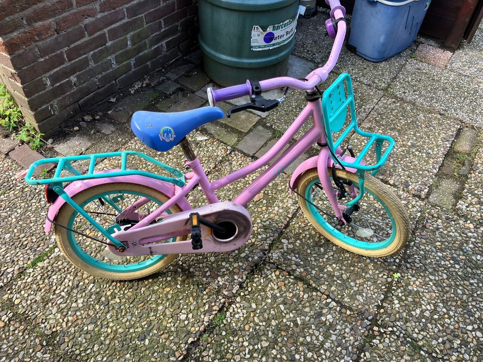 Meiden fiets 16 inch Spirit Diva, Fietsen en Brommers, Fietsen | Meisjes, Gebruikt, 16 inch, Terugtraprem, Ophalen