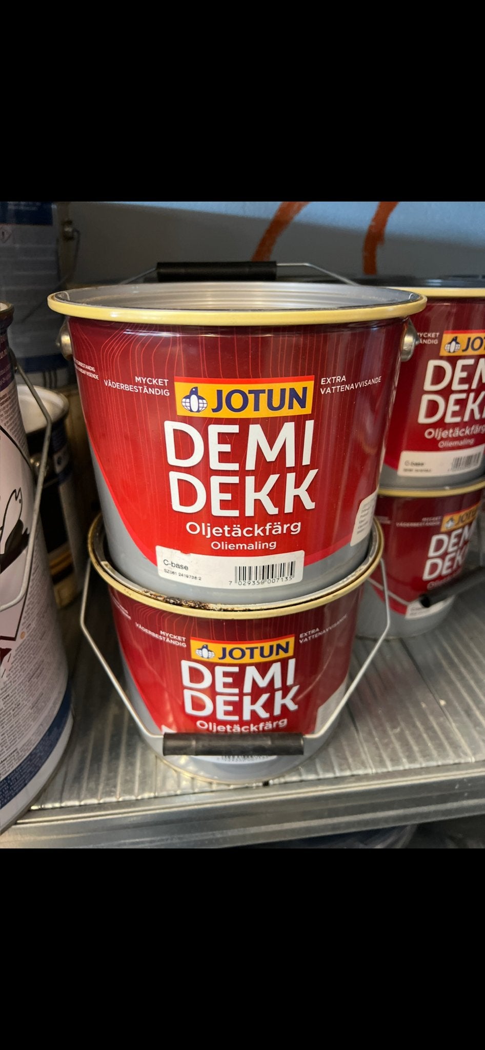 Jotun Demidekk Oljetäckfärg - 3L - Bruin, Ophalen, Bruin, Nieuw, Beits