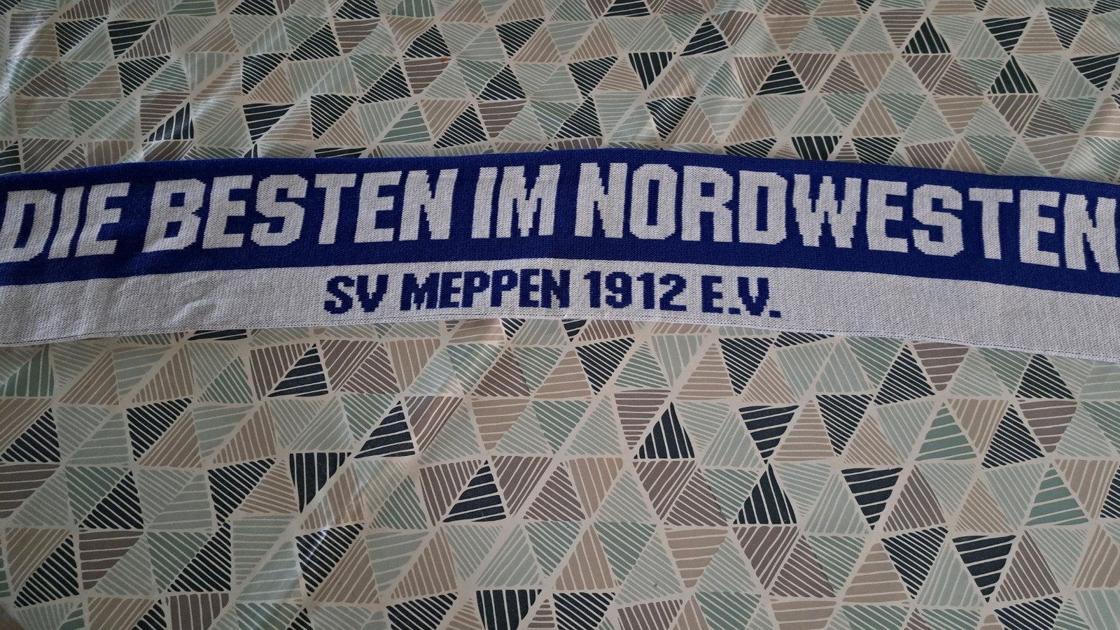 Voetbal sjaal Duitsland SV Meppen, Ophalen of Verzenden, Buitenlandse clubs, Vaantje of Sjaal