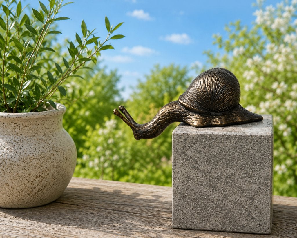 SLAK / bronzen beeld / RANDHANGER / €36,95, Tuin en Terras, Tuinbeelden, Dierenbeeld, Nieuw, Info@huisentuindecoratiemarie.nl