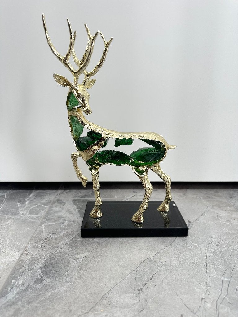 Herten beeld goud decoratie, Ophalen of Verzenden, Dier