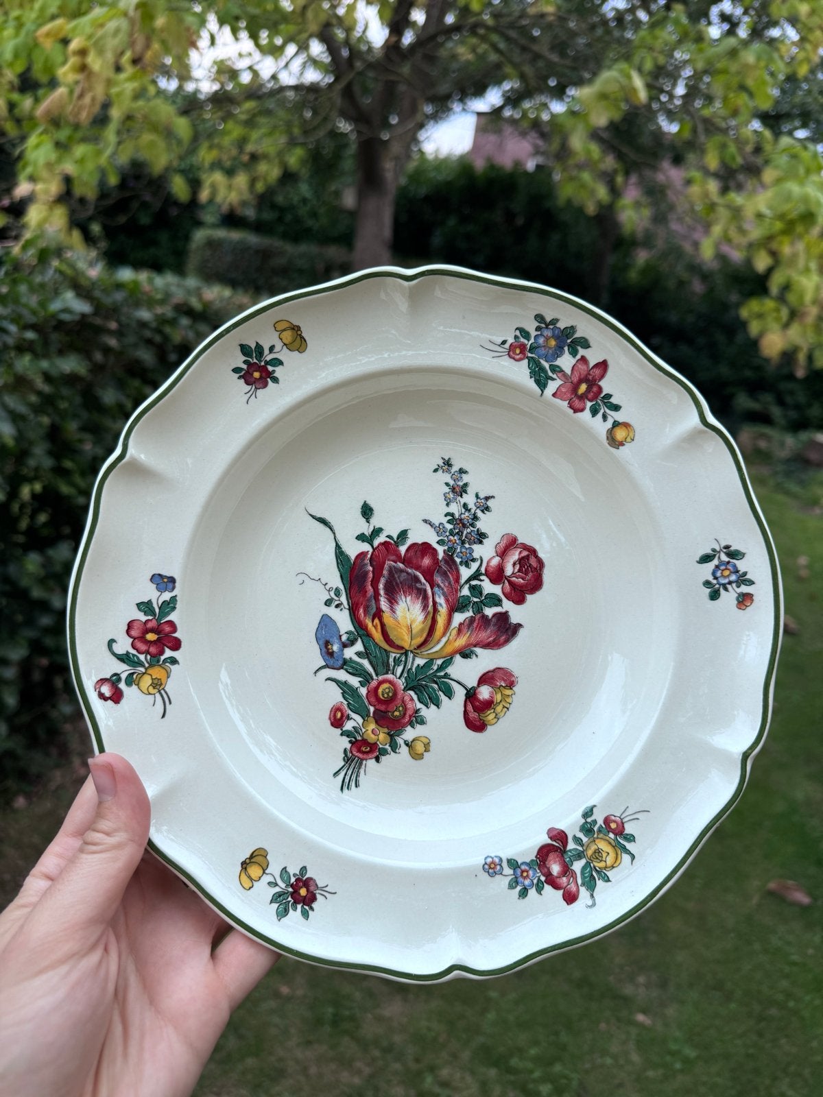 Villeroy & Boch Botanica Diep Bord - Bloemenmotief, Ophalen of Verzenden