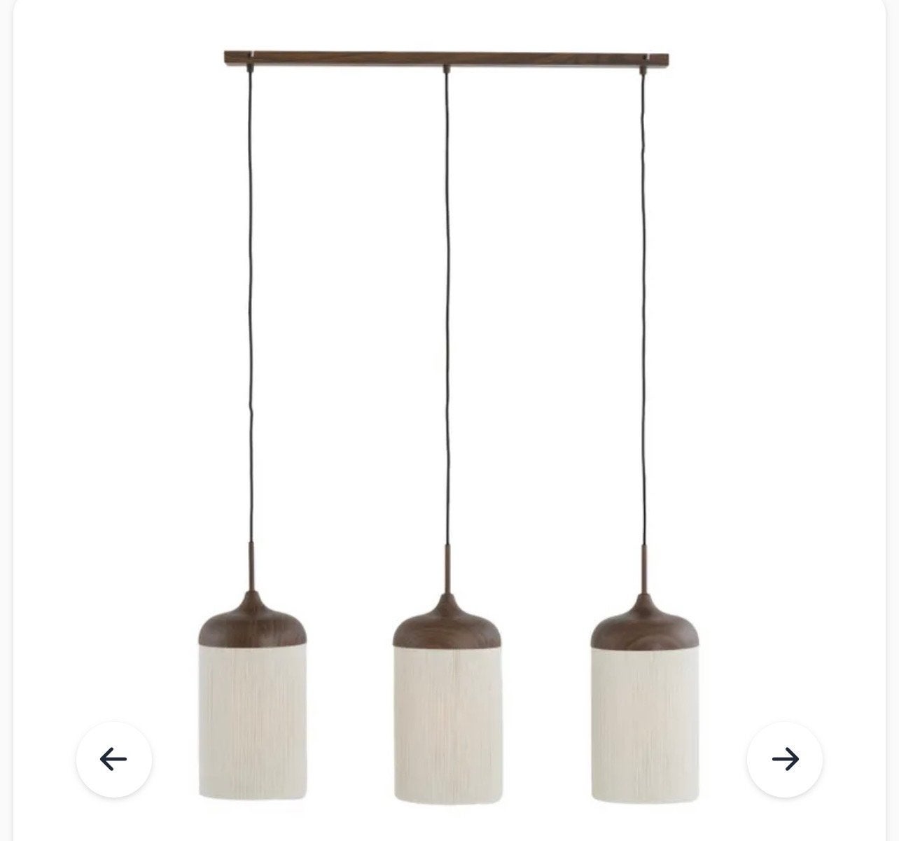 Nieuwe Japandi Hanglamp Dania van Light & Living, Huis en Inrichting, Lampen | Hanglampen, Ophalen, Nieuw, Stof, 75 cm of meer