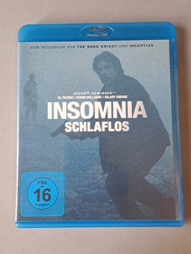 Insomnia - Blu ray, Cd's en Dvd's, Blu-ray, Ophalen of Verzenden, Zo goed als nieuw