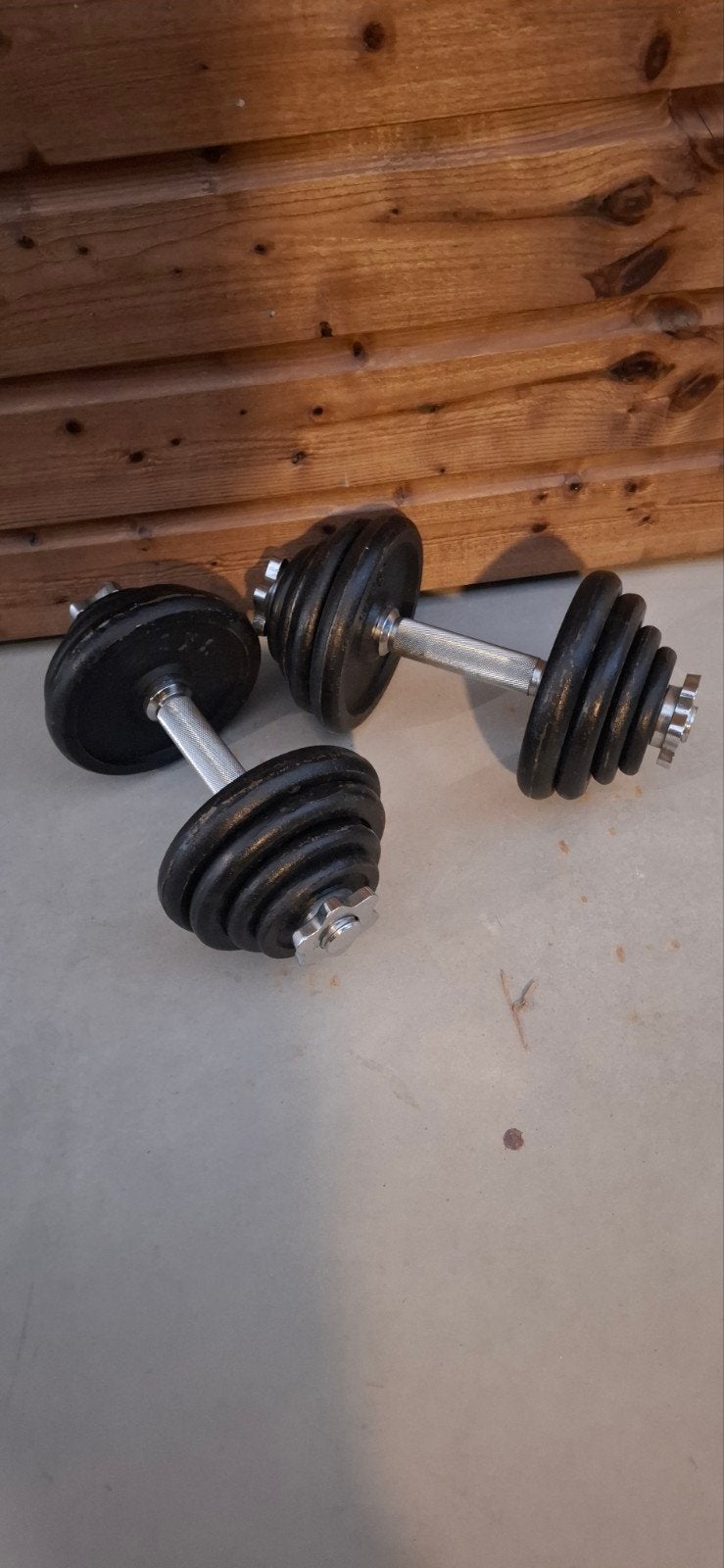 Halterset, Sport en Fitness, Fitnessmaterialen, Ophalen of Verzenden, Zo goed als nieuw, Halterset