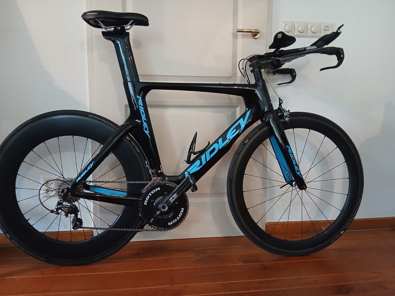 tijdrit fiets RIDLEY, 28 inch, Carbon, Velgrem, Zo goed als nieuw