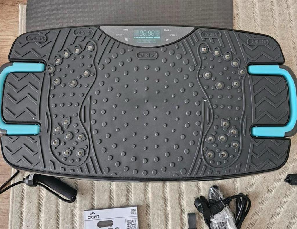 Trilplaat - incl 2 ligsteungrepen - incl 2 expanders nieuw, Sport en Fitness, Ophalen, Nieuw, Trilplaat