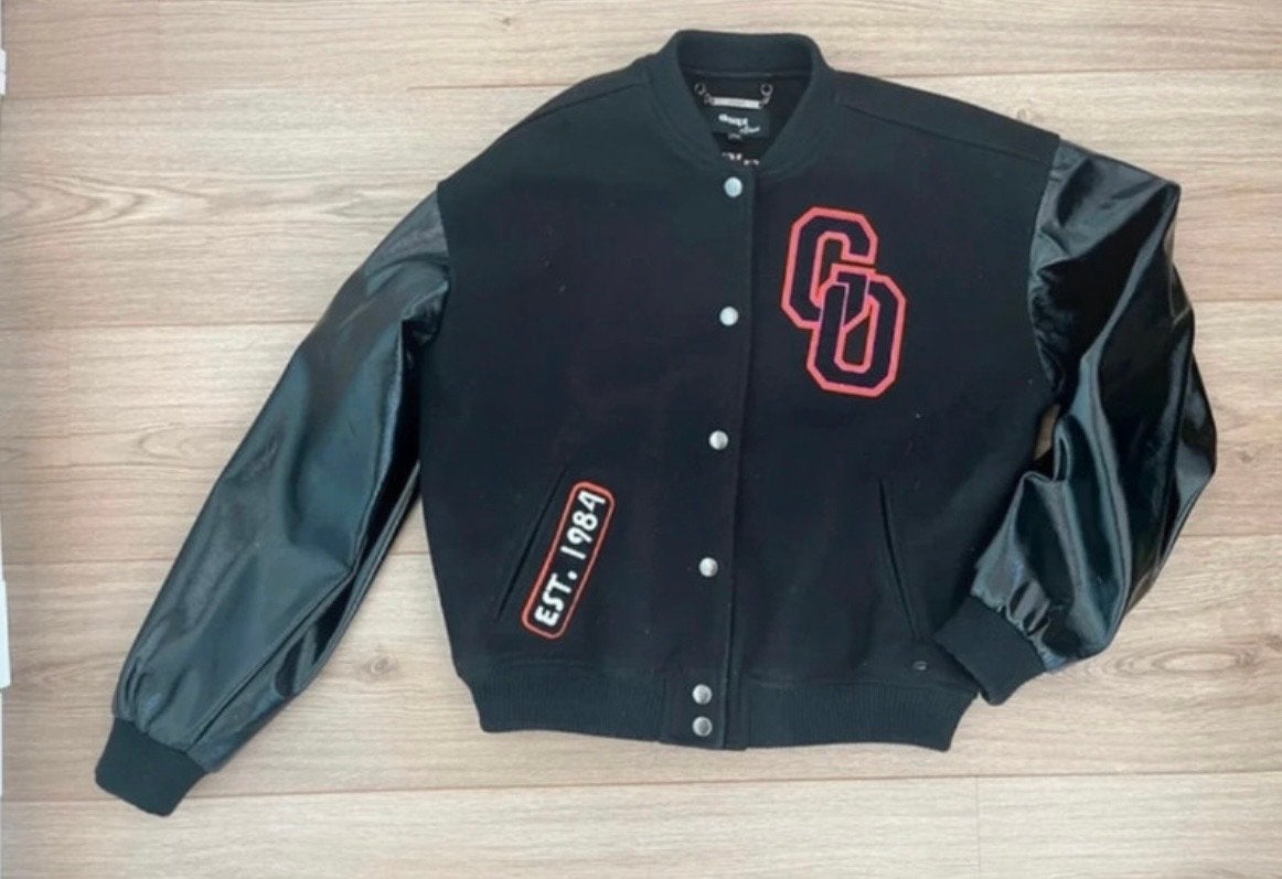 Ekscept Nicoleesse varsity bomberjack S/M, Ophalen of Verzenden, Zo goed als nieuw, Maat 36 (S), Zwart