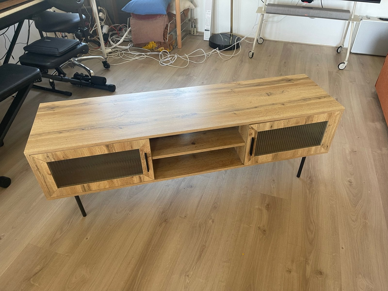 Sklum TV meubel, Ophalen, Gebruikt, 100 tot 150 cm, Minder dan 100 cm