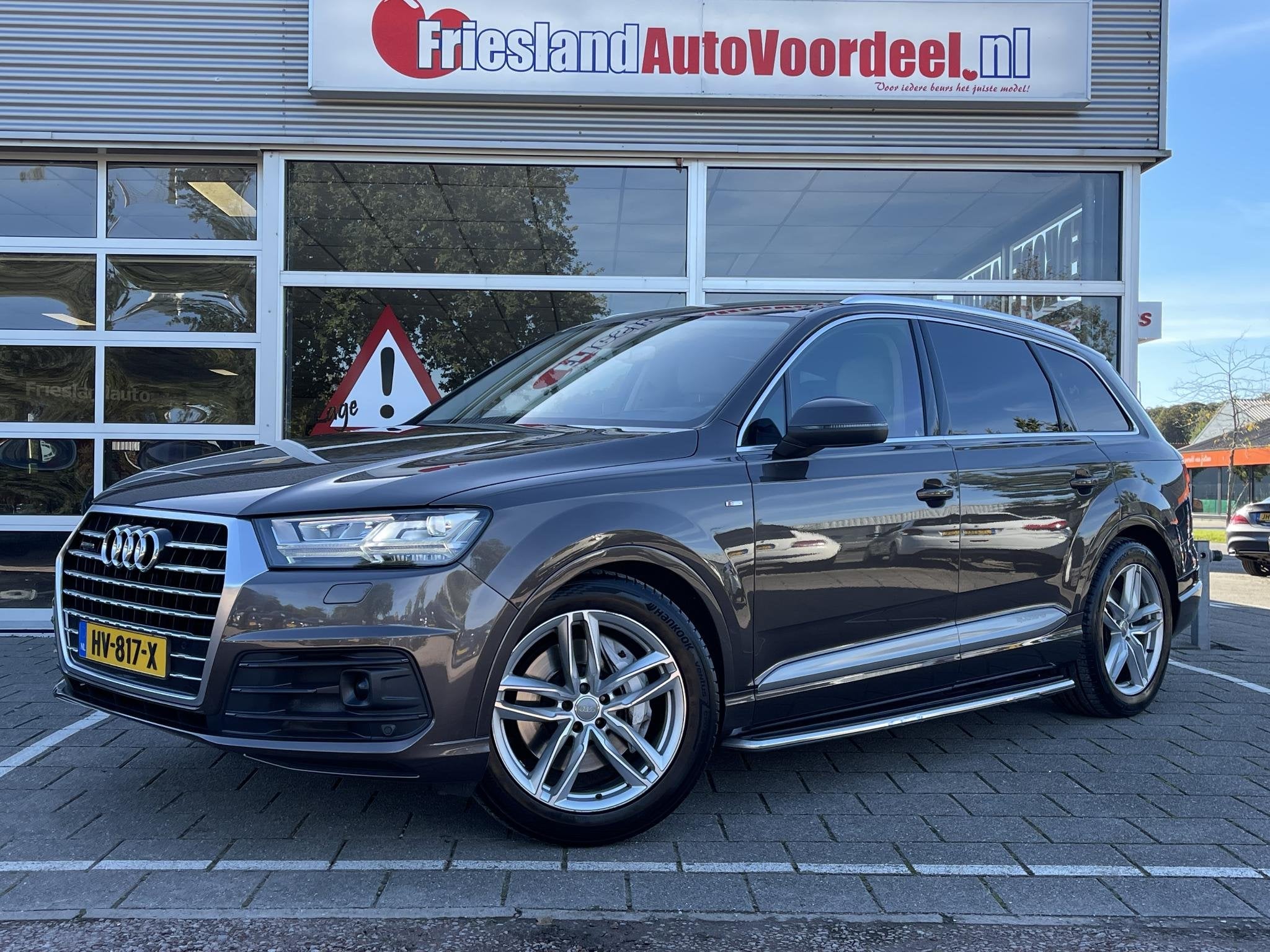 Audi Q7 3.0 TFSI quattro Pro Line + 7p /Leder/Bose/Luchtveri, 2005 kg, Gebruikt, 2995 cc, 7 stoelen