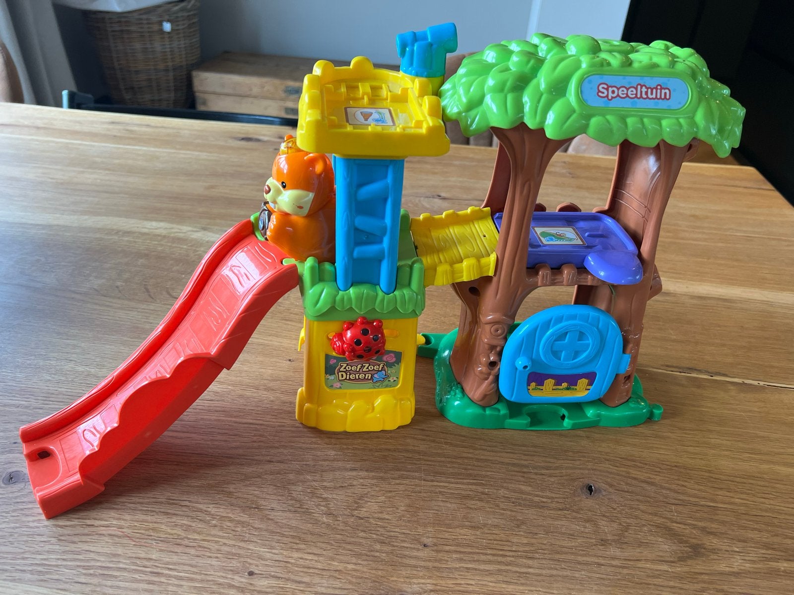 Vtech Toet Toet Boomhut met Glijbaan en Eekhoorn, Ophalen of Verzenden, Gebruikt, Overige typen, Met geluid