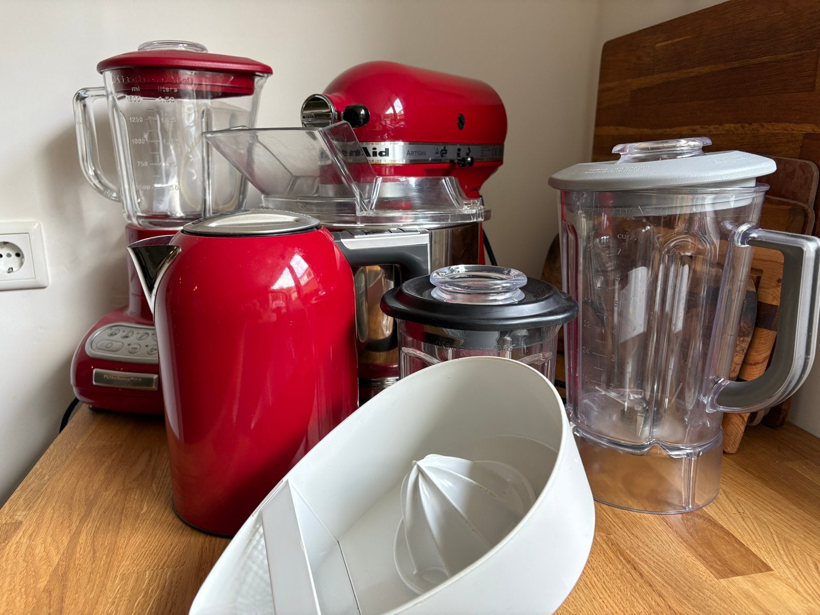 KitchenAid Artisan Keukenmachine, Blender & Waterkoker, Witgoed en Apparatuur, Ophalen, Gebruikt, 1 tot 2 liter, 3 snelheden of meer