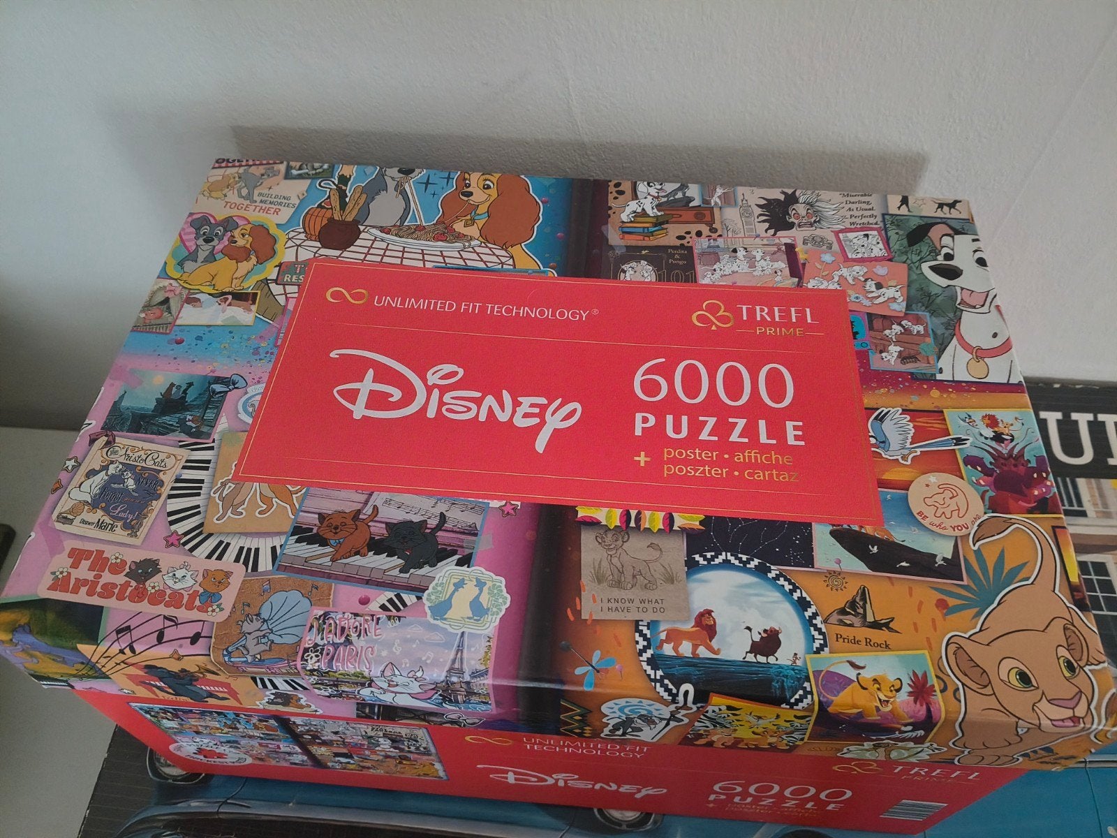Disney 6000 stukjes puzzel, Ophalen of Verzenden, Meer dan 50 stukjes, Zo goed als nieuw, 6 jaar of ouder