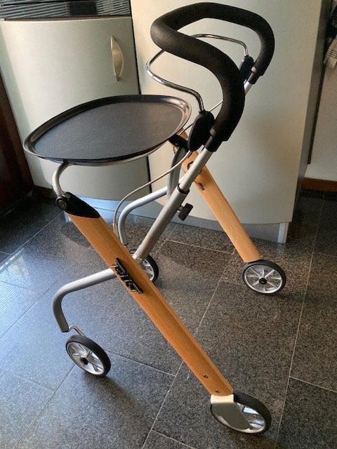 Let's-Go indoor Rollator voor binnenshuis, Trust, z.g.a.n., Diversen, Rollators, Ophalen of Verzenden, Opvouwbaar, Zo goed als nieuw