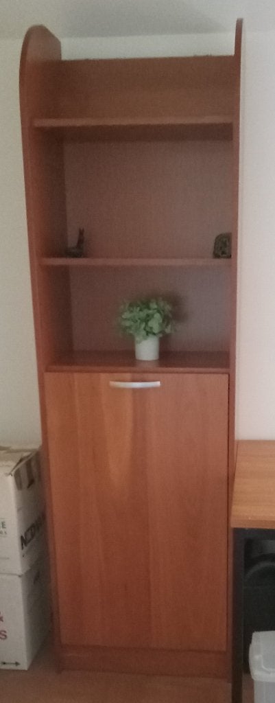 Kantoorkast, Bureaukast met een open en een gesloten deel, Huis en Inrichting, Ophalen, Gebruikt