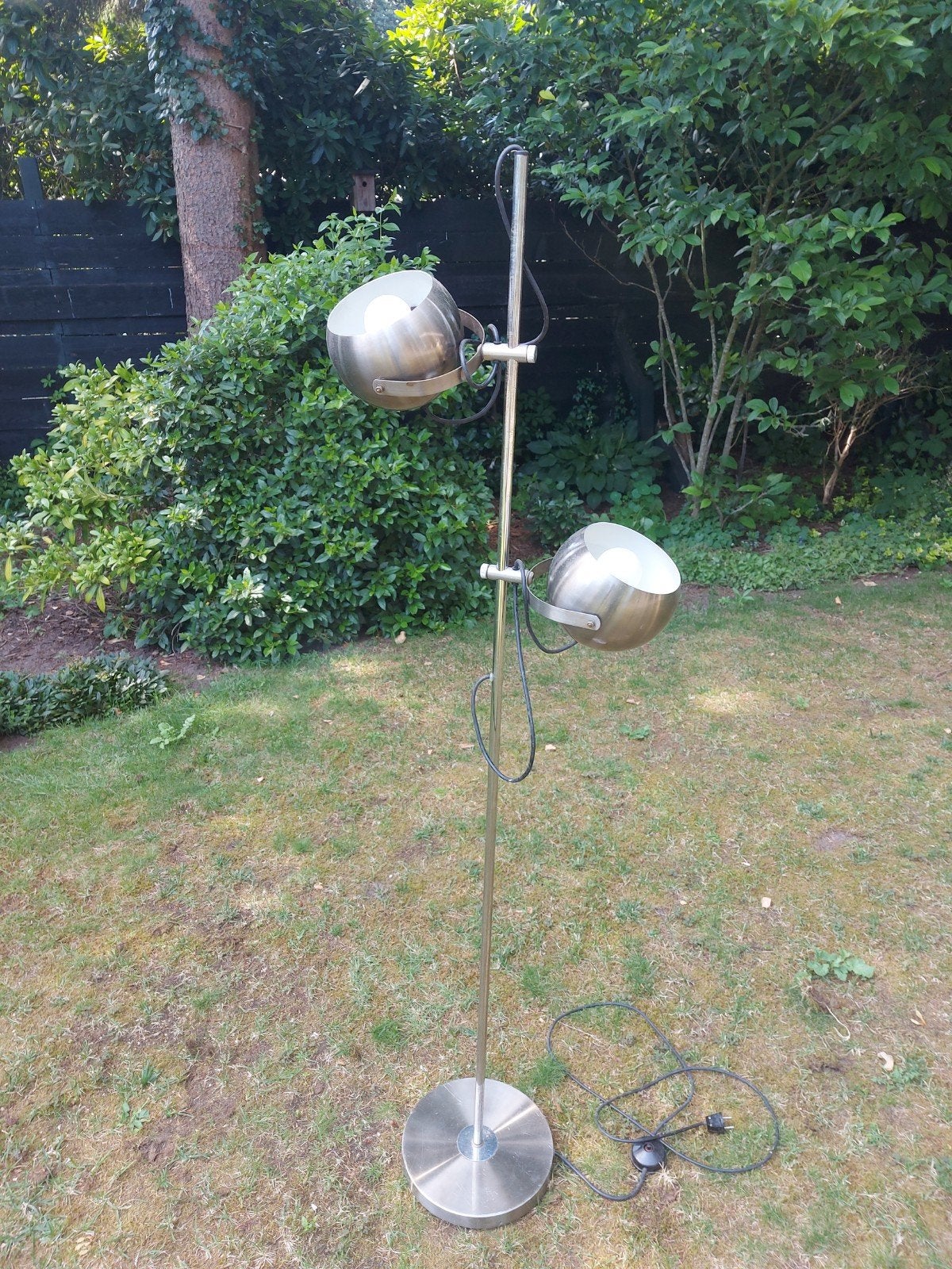 Space Age (Eye Ball) vloerlamp, Huis en Inrichting, Lampen | Vloerlampen, Ophalen, Space Age / Vintage, Gebruikt, E27 (groot)