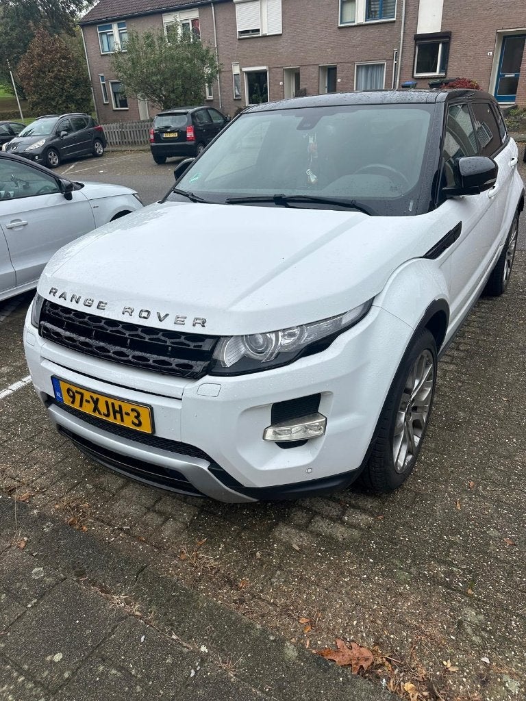 Range Rover Evoque SI4 4WD AUT 2012 Wit full optie, Auto's, Automaat, 1800 kg, Zwart, 4 cilinders