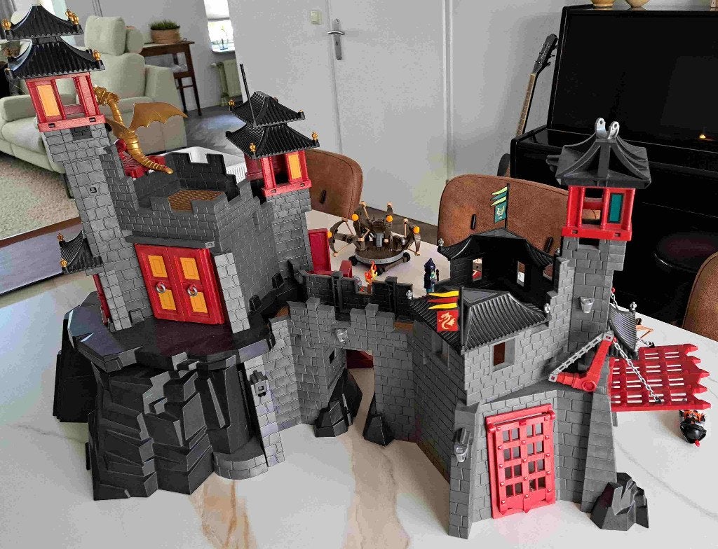Playmobil Drakenkastelen 5479 + 5480, Ophalen, Gebruikt