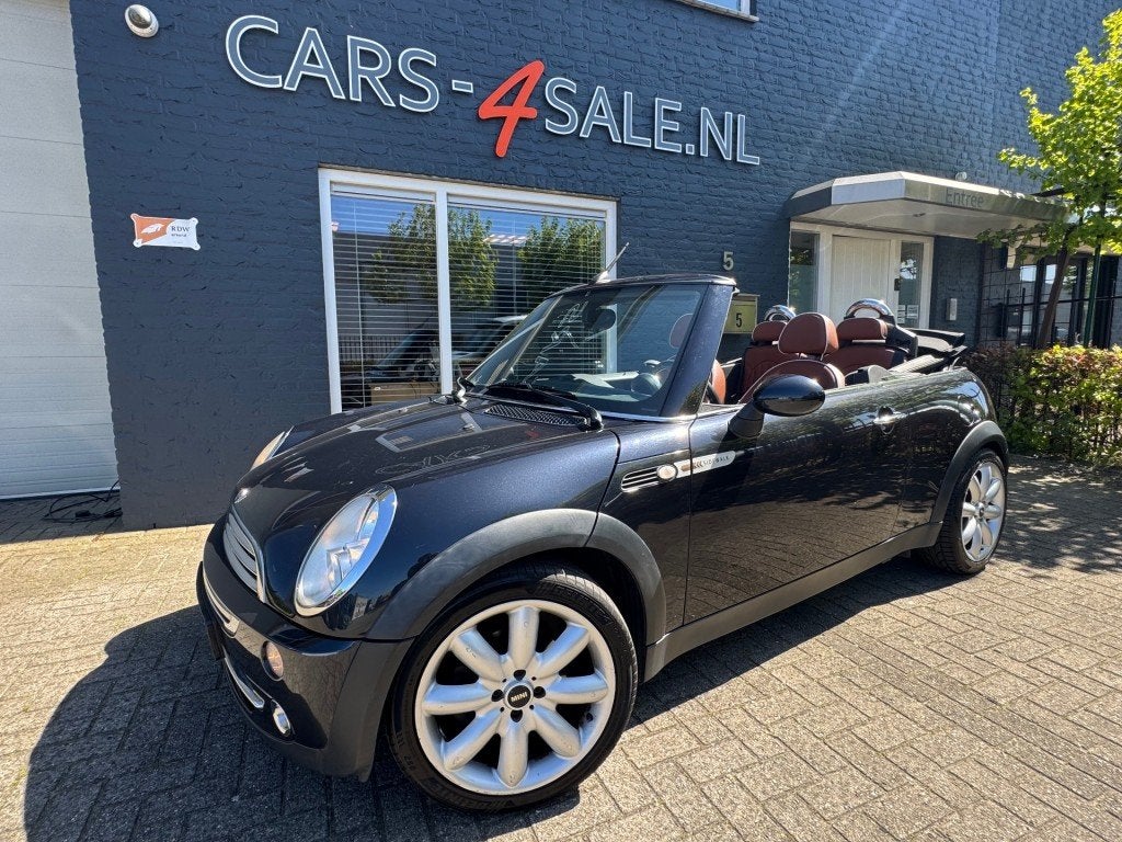 Mini COOPER C 1.6 Cabrio  Cooper Sidewalk + Leder + Lmv + Pd, Auto's, Mini, Voorwielaandrijving, Gebruikt, Overige modellen, 4 cilinders