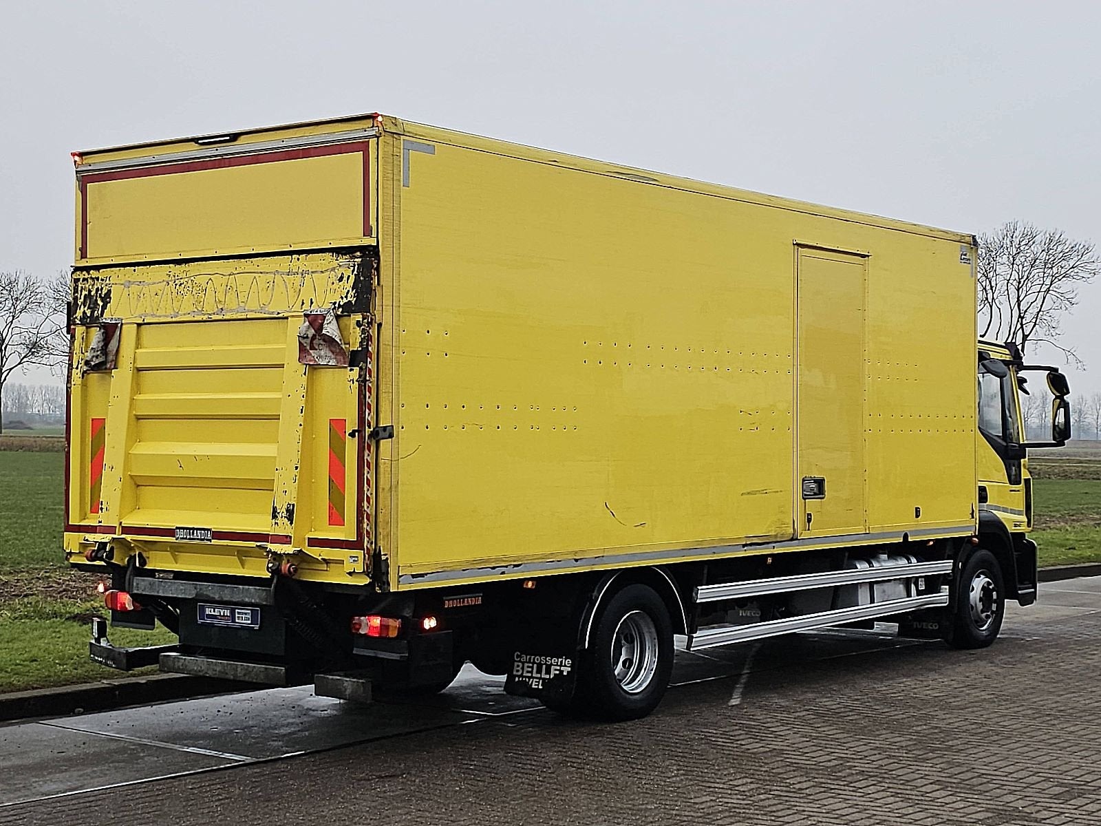 IVECO 120E21 EUROCARGO airco taillift, Automaat, Euro 6, Iveco, Geel