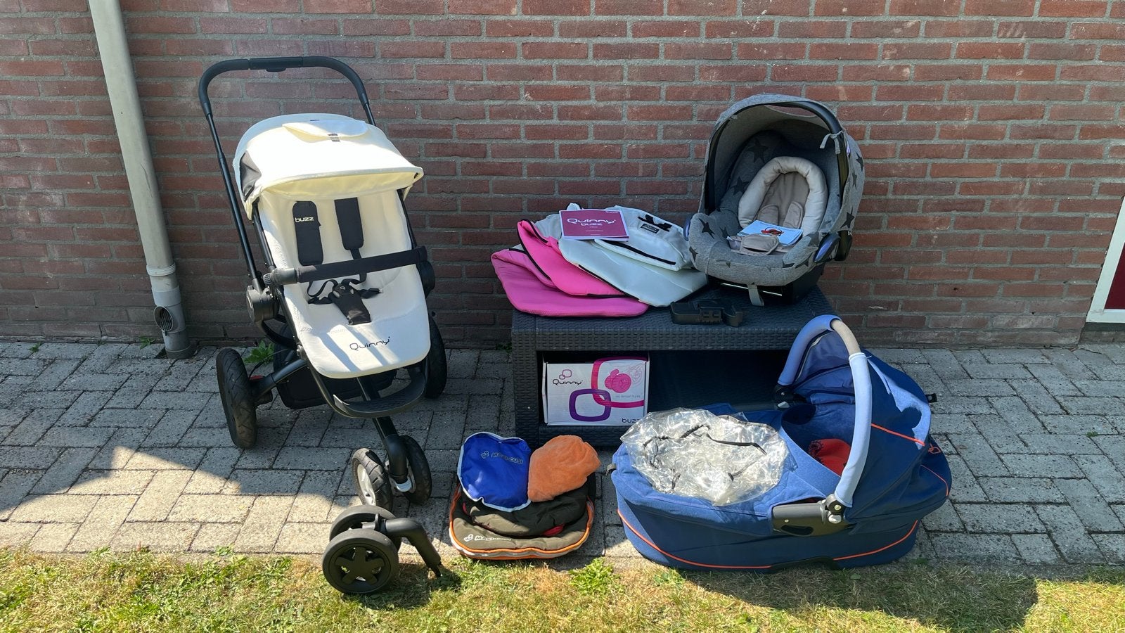 Quinny Buzz Combiwagen met Maxi-Cosi, Kinderen en Baby's, Kinderwagens en Combinaties, Ophalen, Gebruikt, Quinny, Verstelbare duwstang