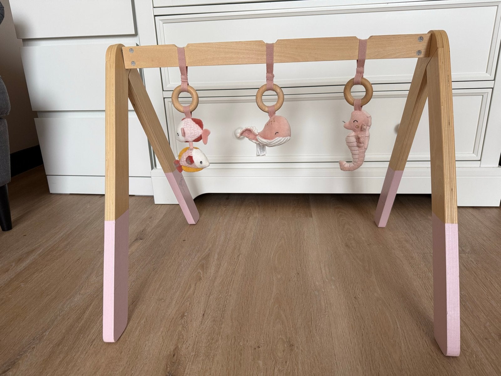Little Dutch Babygym met zeediertjes - Roze, Ophalen, Zo goed als nieuw, Babygym
