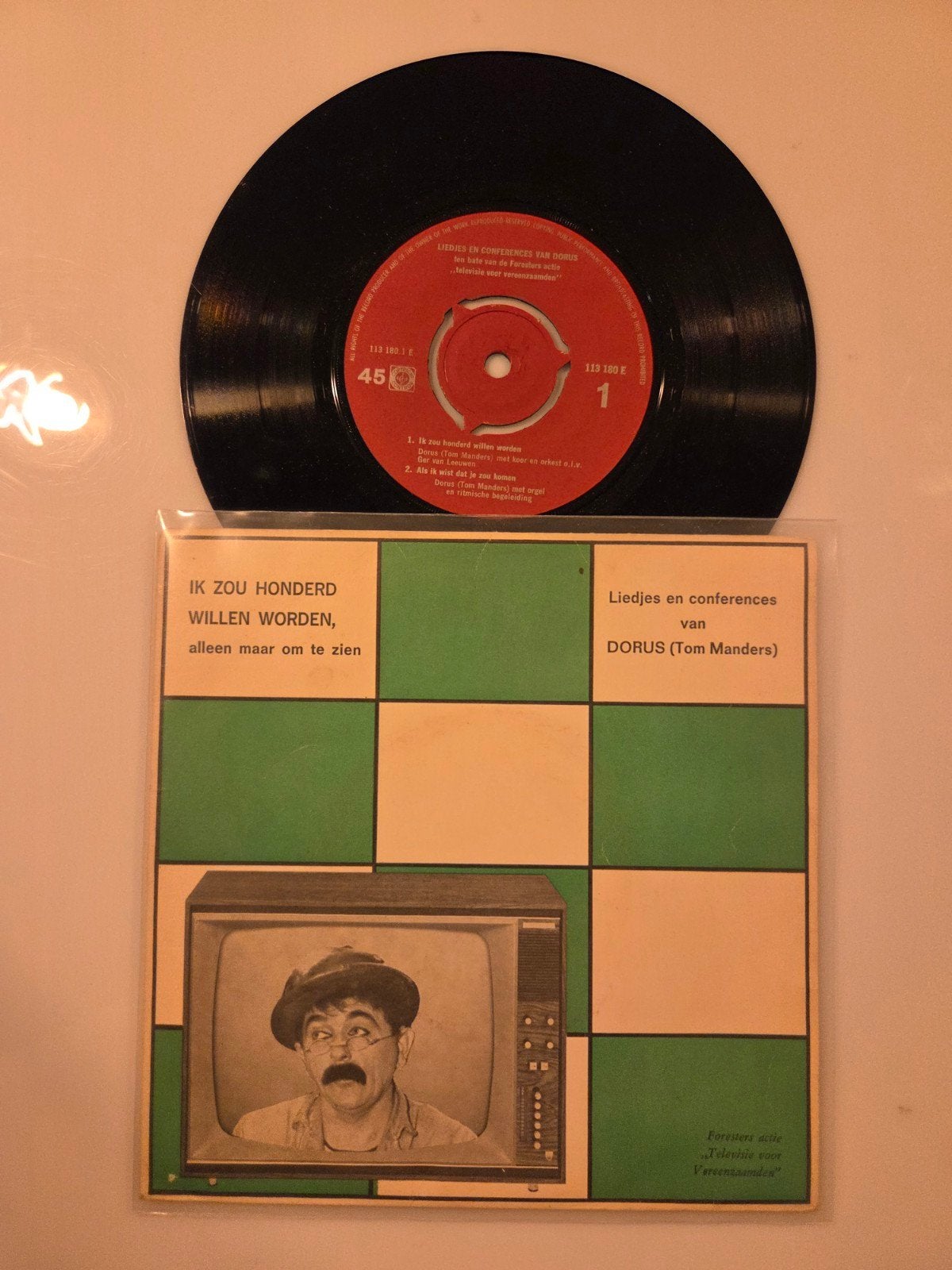 Dorus (Tom Manders) - Ik zou honderd willen worden, Ophalen of Verzenden, Gebruikt, 7 inch, Nederlandstalig