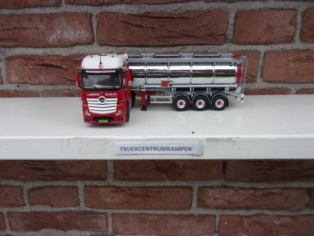 WSI  Mercedes c Benz  MP4  van  Limpens., Hobby en Vrije tijd, Modelauto's | 1:50, Ophalen of Verzenden, Nieuw, Bus of Vrachtwagen