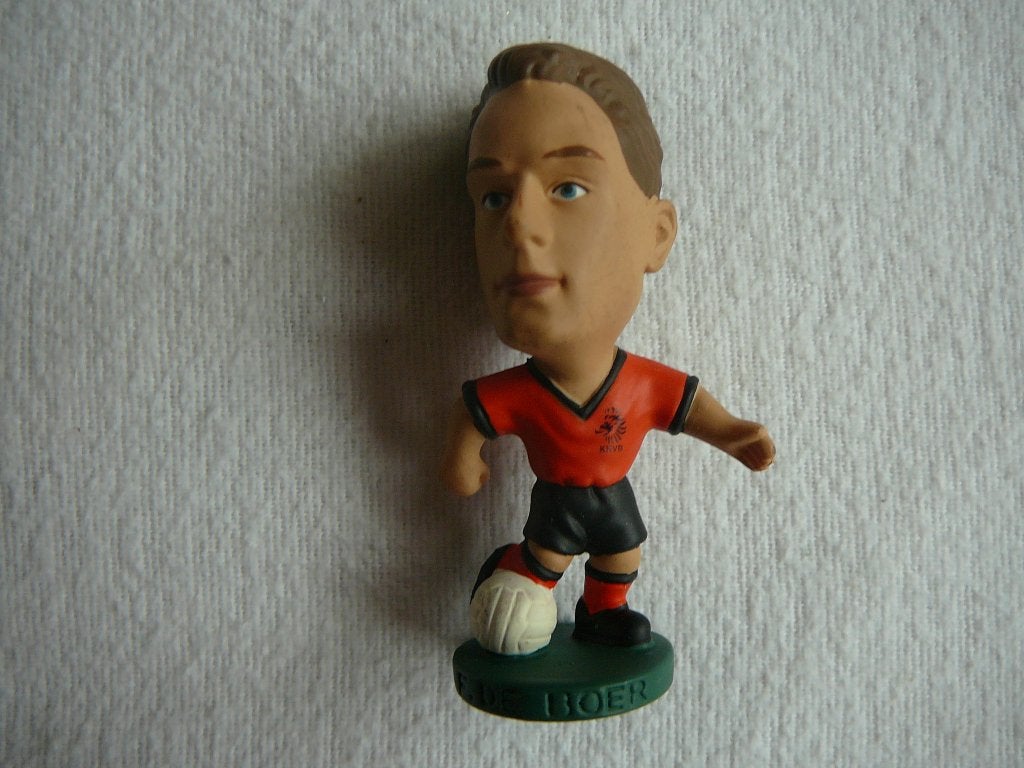 F. de Boer, team Holland edison int. 1, Verzamelen, Sportartikelen en Voetbal, Ophalen of Verzenden