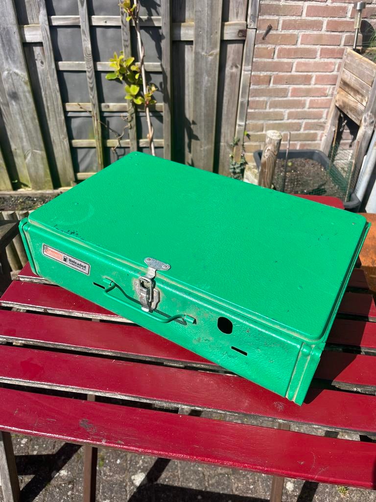 Coleman 424 Benzine Kampeerfornuis - Vintage, Caravans en Kamperen, Kampeeraccessoires, Gebruikt, Ophalen