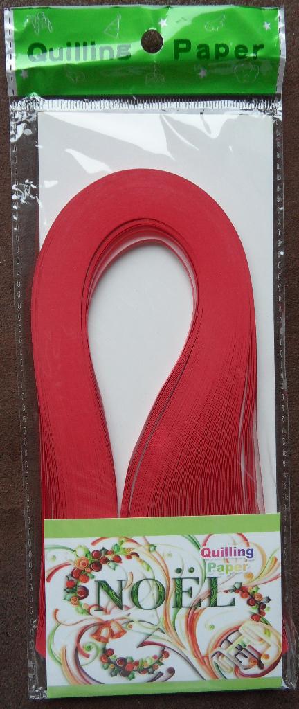 Quilling paper – papierfiligraanstroken 3mm rood, Hobby en Vrije tijd, Knutselen, Nieuw, Ophalen of Verzenden, Papier of Karton