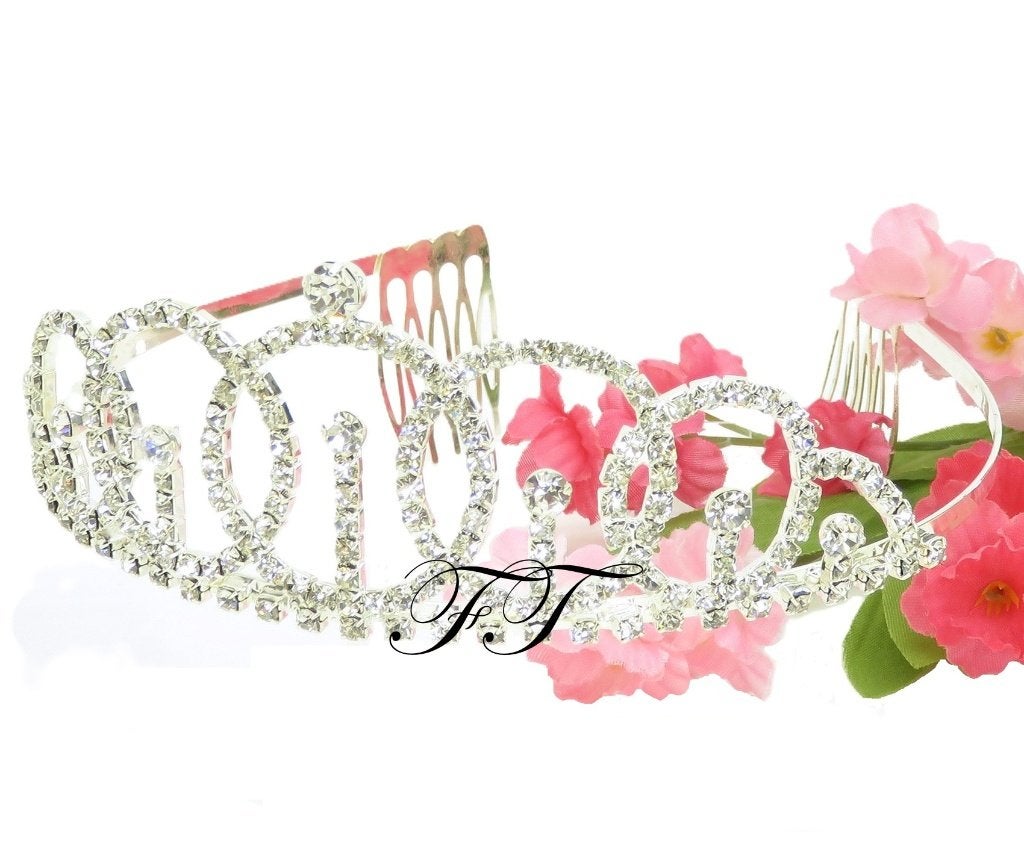 Zeer mooie tiara met fonkelende strass stenen., Ophalen of Verzenden, Nieuw