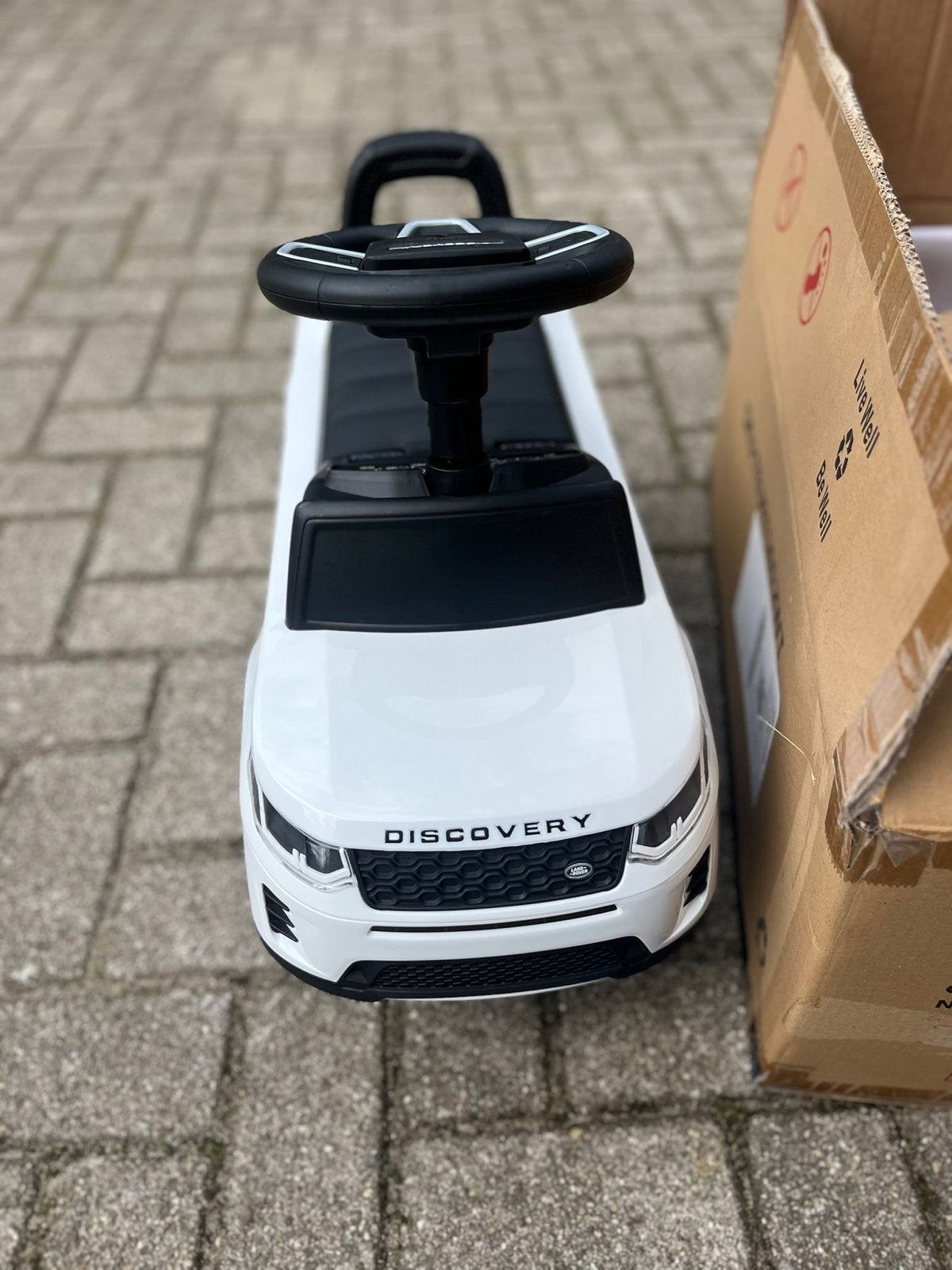 Nieuwe Land Rover Discovery loopauto voor kinderen, Loopvoertuig, Onbekend, Nieuw, Ophalen of Verzenden