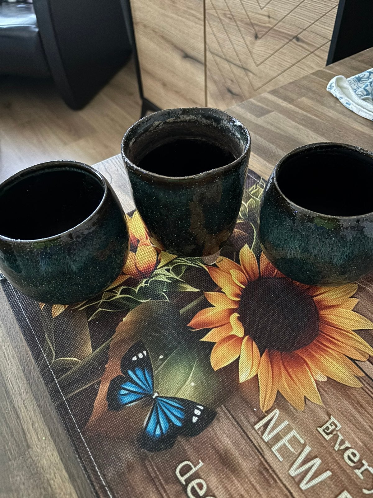 3 bloempotjes 10,- en een ovale bloempot te koop voor 10,-, Tuin en Terras, Rond, Binnen, Ophalen of Verzenden, Zo goed als nieuw
