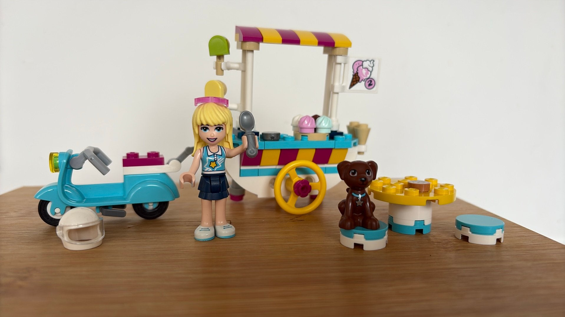 Lego Friends Ijskar 41389 compleet en nieuw, Lego, Friends, Ophalen of Verzenden, Complete set