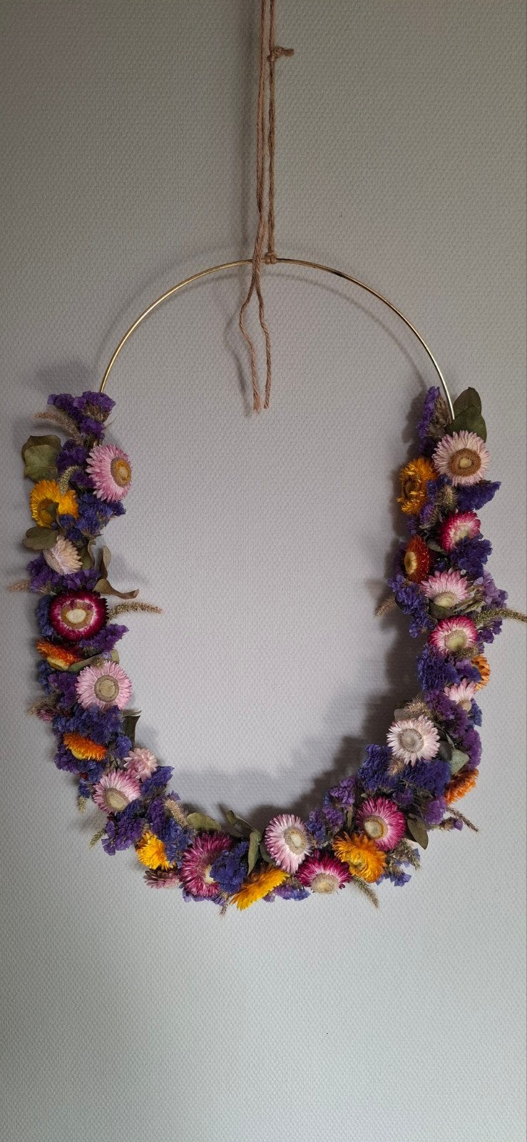 droogbloemen krans, Huis en Inrichting, Ophalen of Verzenden