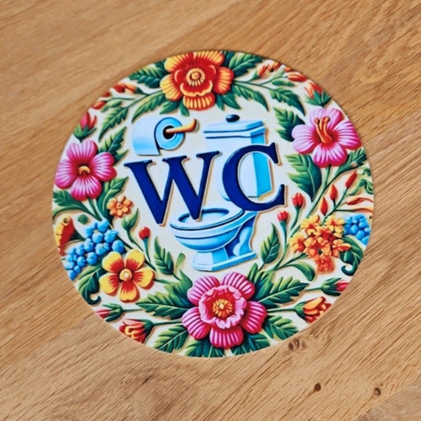 WC toilet bordje, Ophalen of Verzenden, Nieuw