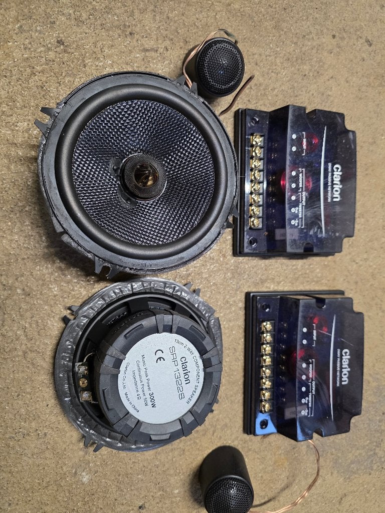 2-weg composet Clarion SRP1322S, Ophalen of Verzenden, Gebruikt