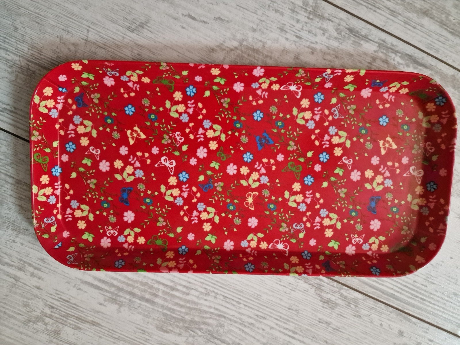 Dienbladen 2x, Huis en Inrichting, Woonaccessoires | Dienbladen, Ophalen, Rechthoekig, Hout